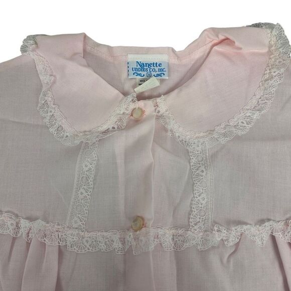 Nanette Undies Co. Inc Pink Bed Jacket size Medium - Picture 6 of 8